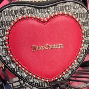 Juicy couture love never dies heart shaped crossbody
